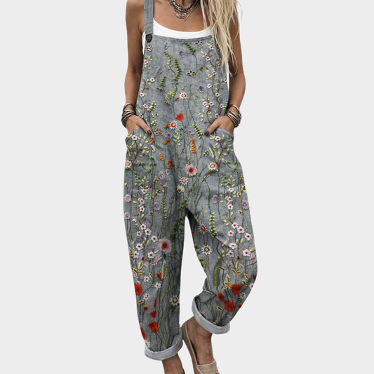 Salopette Con Stampe Artistiche Per Dames